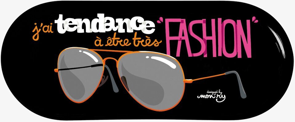 Bild på stilrent glasögonfodral med kreativ design