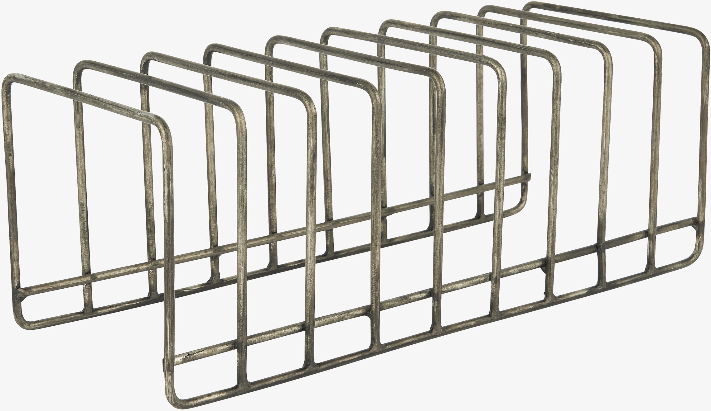 Bild av robust och stilren tallrikshållare i metall