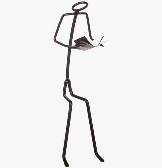 Läsande Människa Smide 30 Cm från Different Design