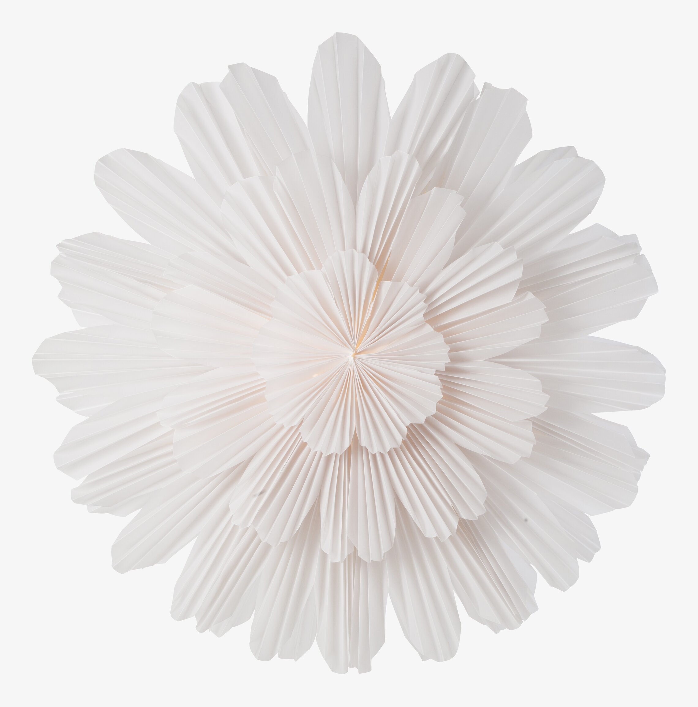 Foto av en elegant och detaljrik pappersstjärna