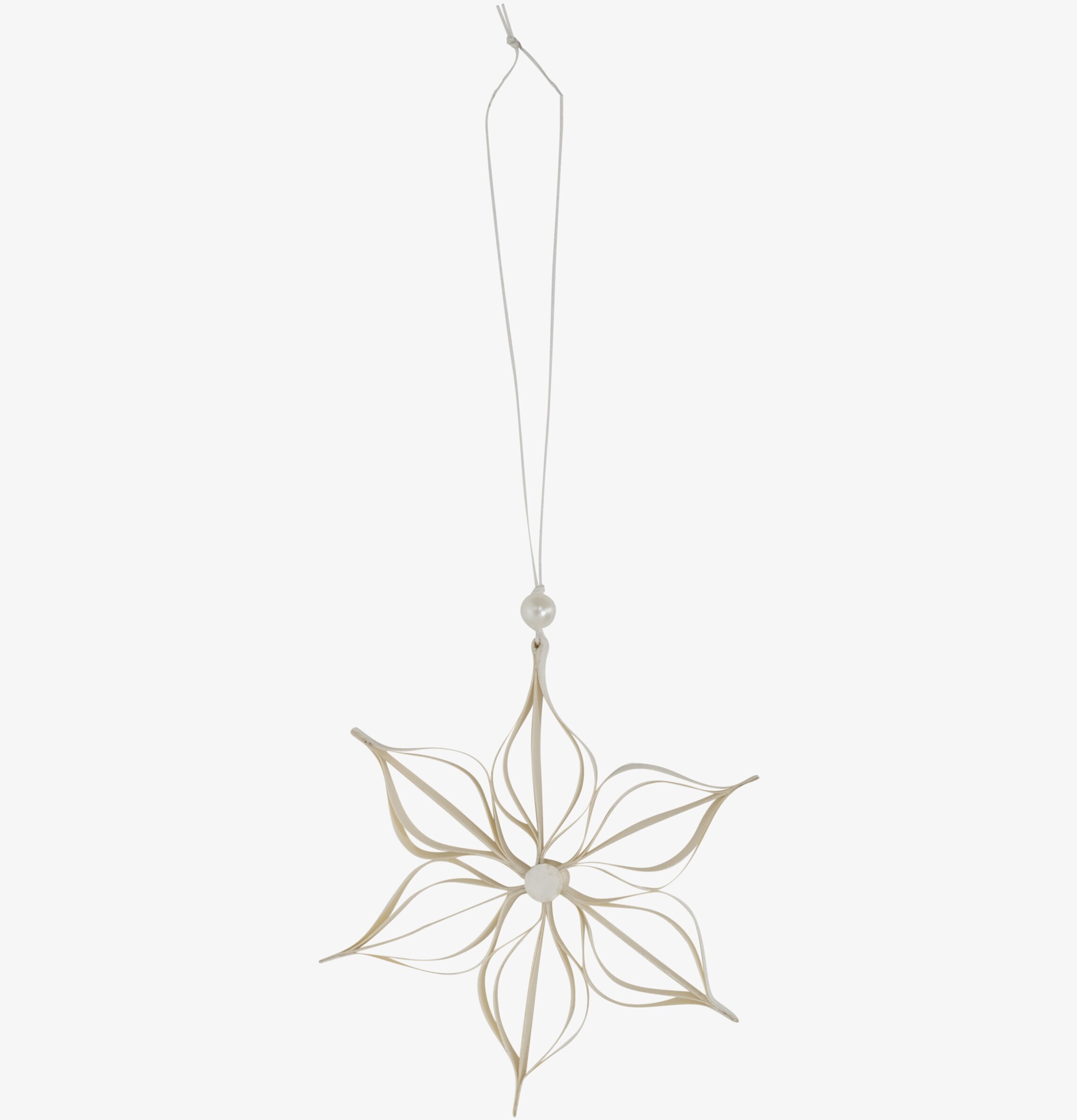 Dekoration Stjärna från Watt och Veke med beige band