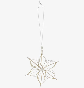 Foto av dekorativ stjärna med elegant och luftig design