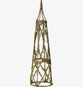 Bild av konisk LED-dekoration med naturinspirerad design