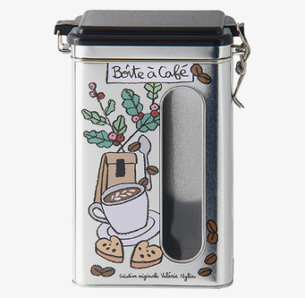 Bild av elegant kaffeburk med praktisk design