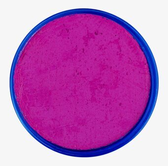 Bild av livfull rosa ansiktsfärg i rund behållare