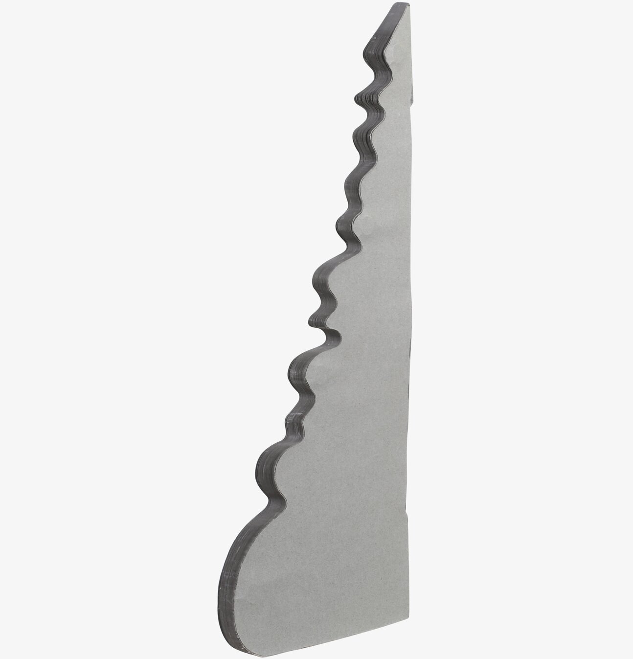 Bild av stilfull grå julgran i papper med unik design