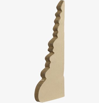 Bild av kreativ och hållbar juldekoration i papper