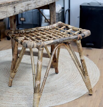 Bild av rustik pall i charmigt kök med modern touch