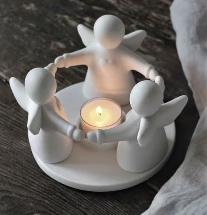 Ljusstake Guardian Angels Trio Tealight från Majas Cottage