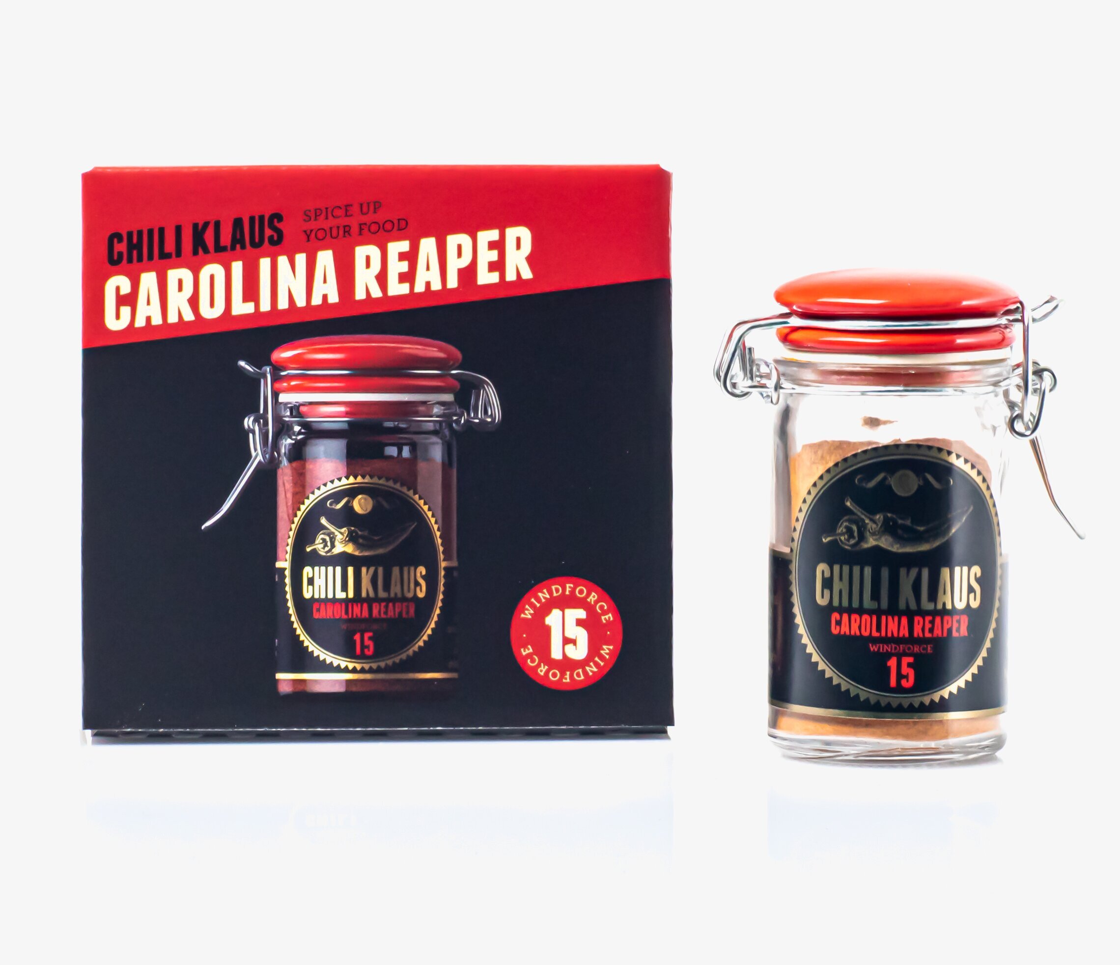 The World's Hottest Chili från Chili Klaus i elegant burk