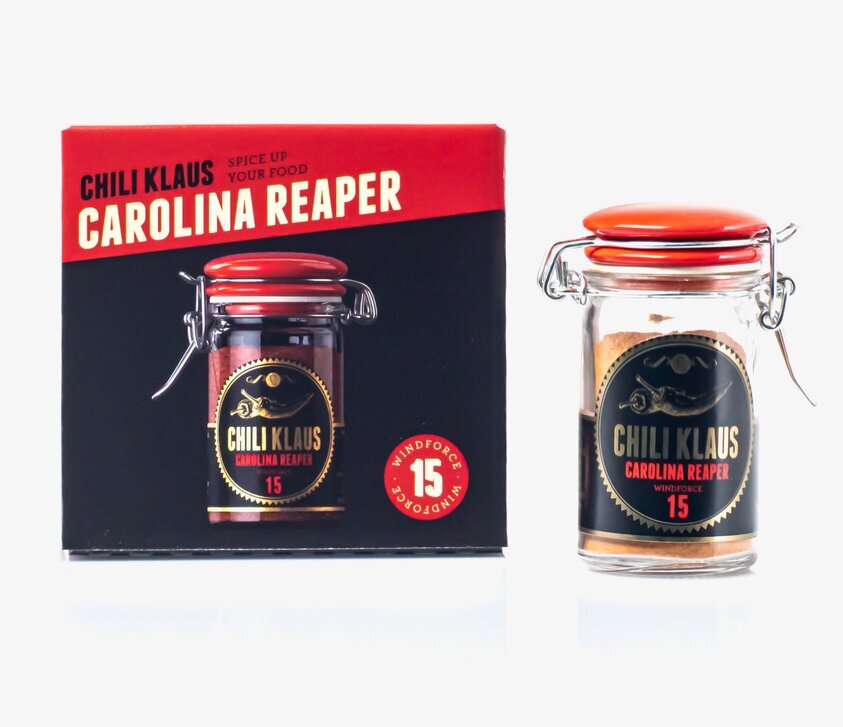 The World's Hottest Chili från Chili Klaus i elegant burk