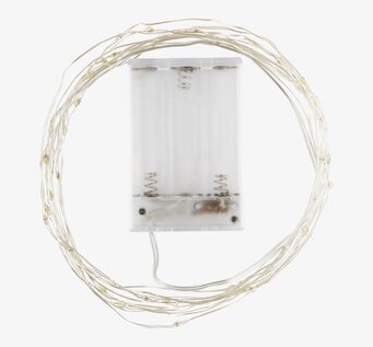 Bild av ljusslinga med LED-lampor för dekorationer