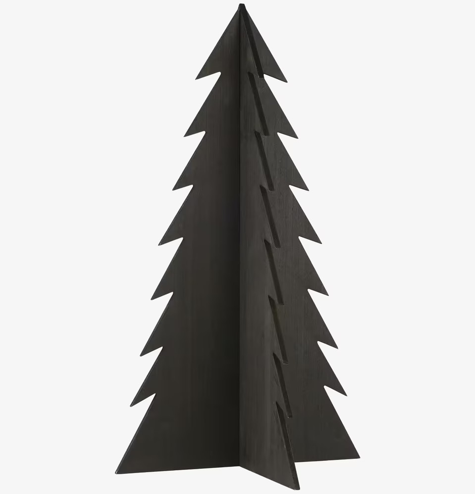 Julgran Stående Svart Liten från IB Laursen i mörkt trä