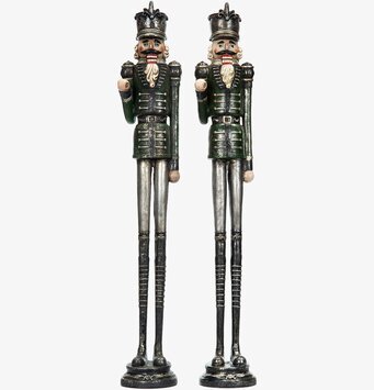 Bild av en klassisk nötknäppare i grön uniform