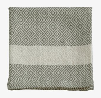 Bild av elegant Hamam-handduk i fransk grå design