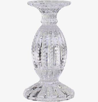 Bild av elegant ljusstake i glas med unik design