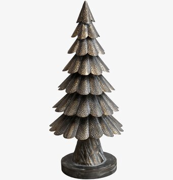 Bild av vacker juldekoration i antik guldnyans