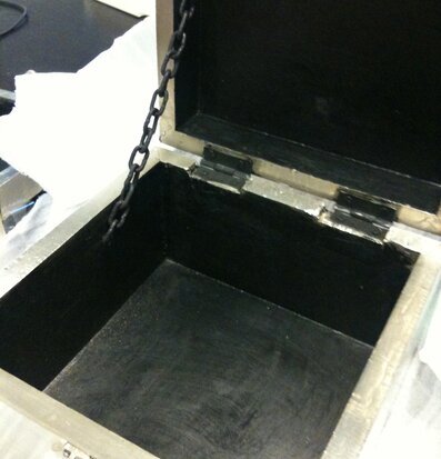 Bild av elegant och funktionell rektangulär förvaringslåda