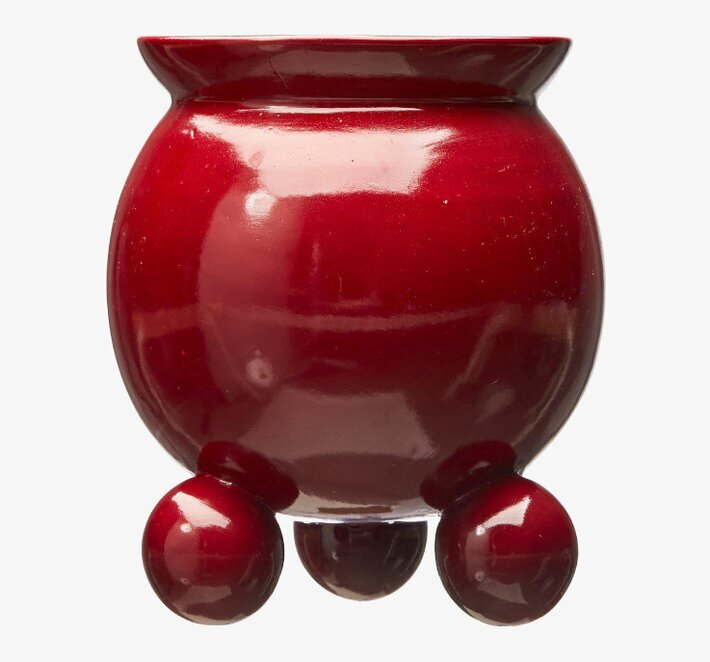 Anya Kruka L Röd från Wikholm Form med glänsande yta