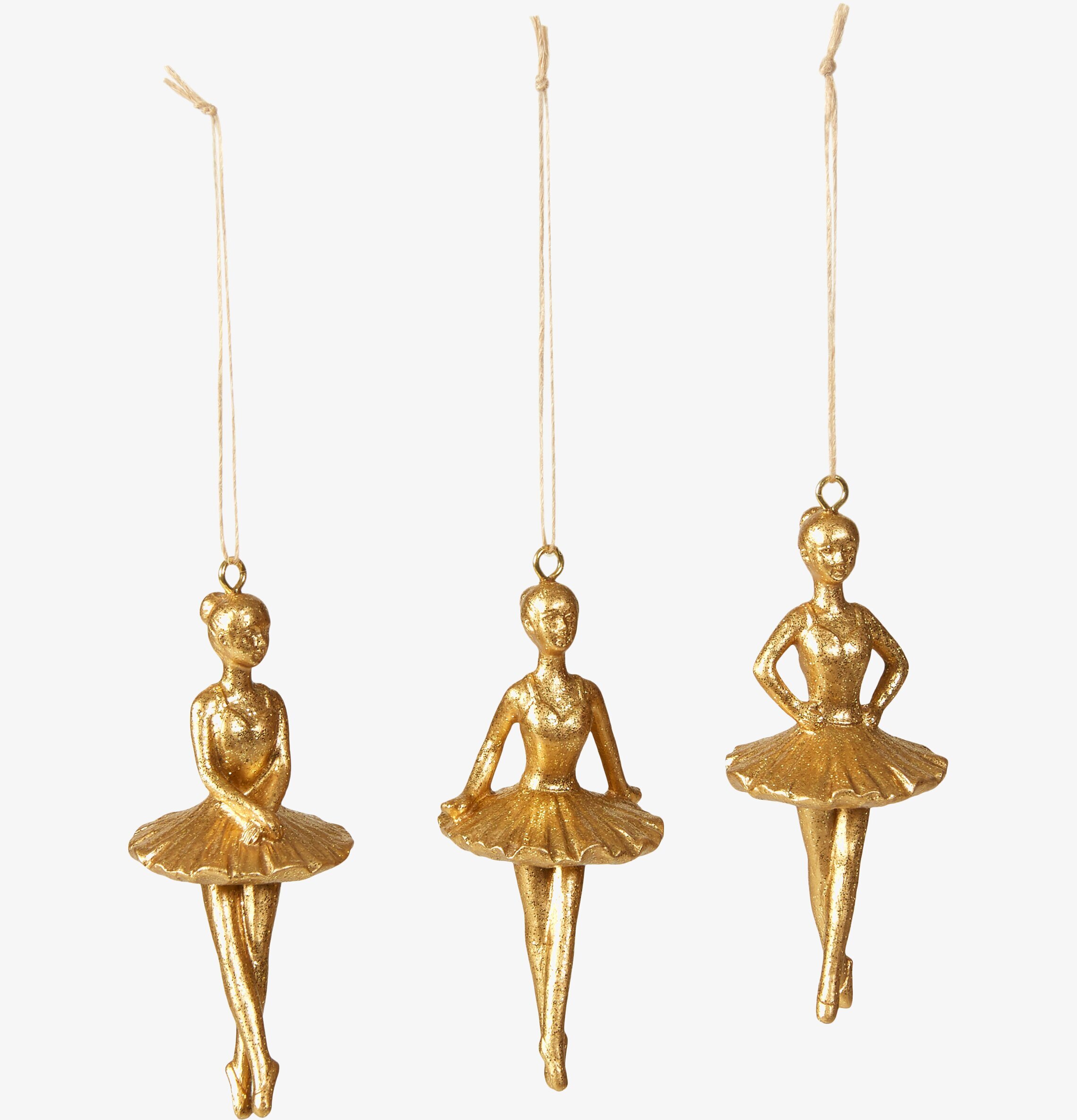 Hängande Ballerina Guld från Speedtsberg i elegant pose