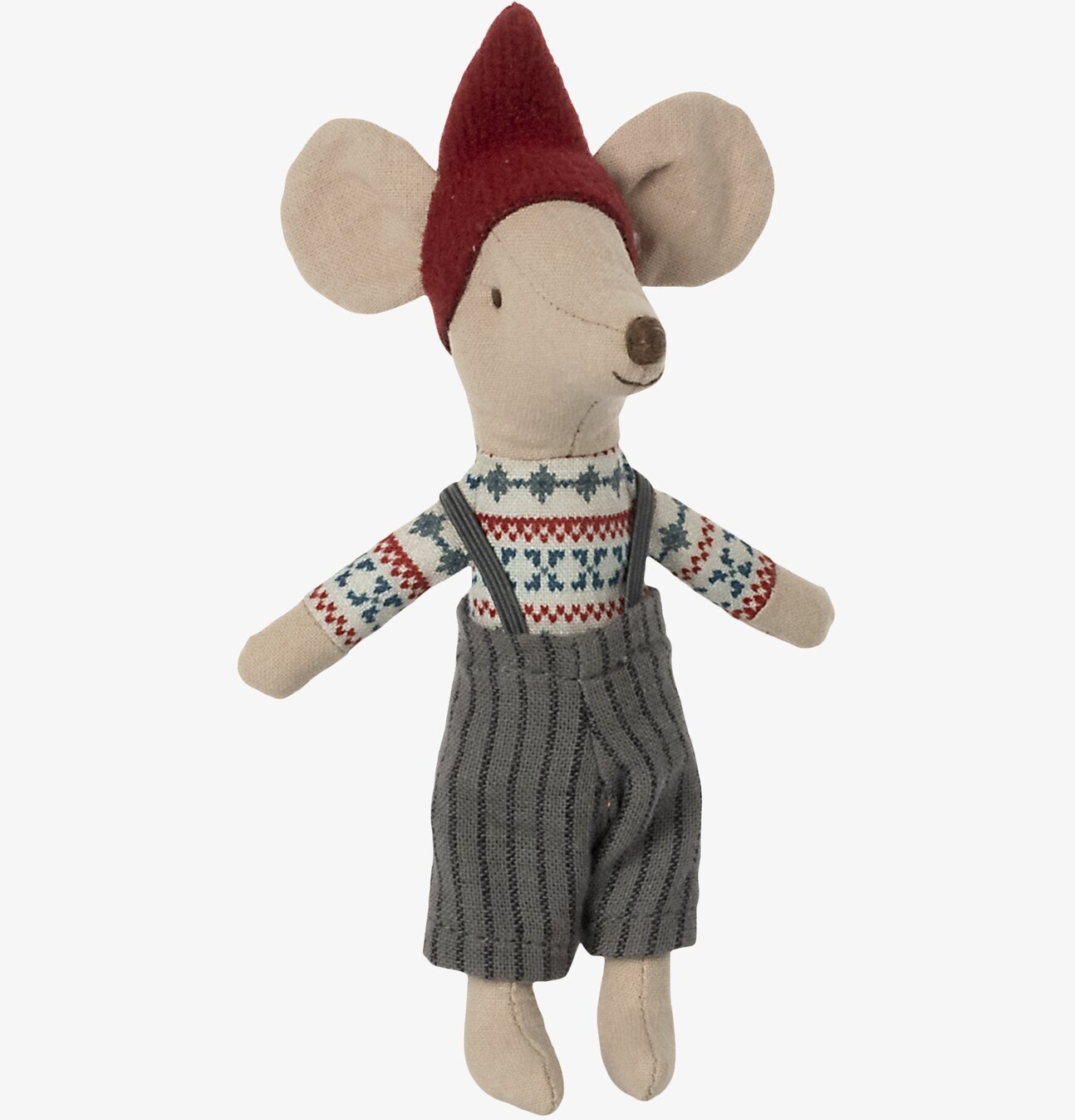 Tändsticksask Julmus Big Brother från Maileg i vinterkläder