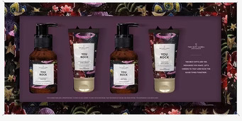 Bild av elegant gåvobox med lyxiga hudvårdsprodukter