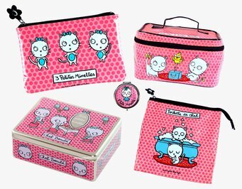 Bild av lekfullt katt-tema förvaringsset och accessoarer