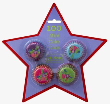 Mini CakeCup formar från Rice i färgglad stjärnförpackning