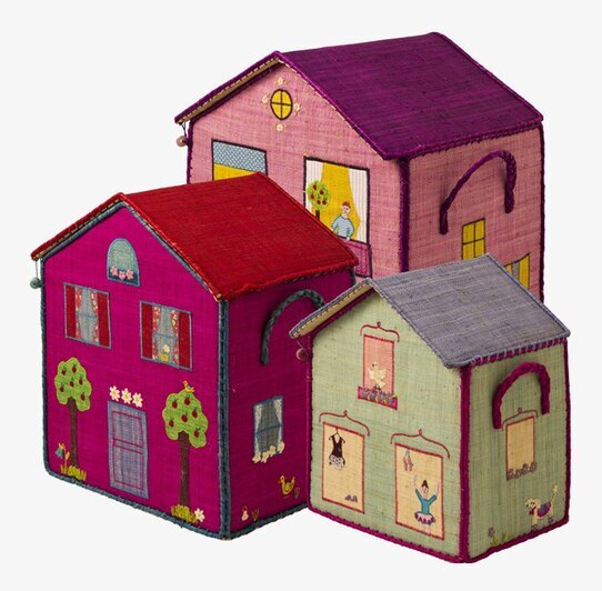 Förvaringslåda Hus Prinsessa L från Rice i sagolik design