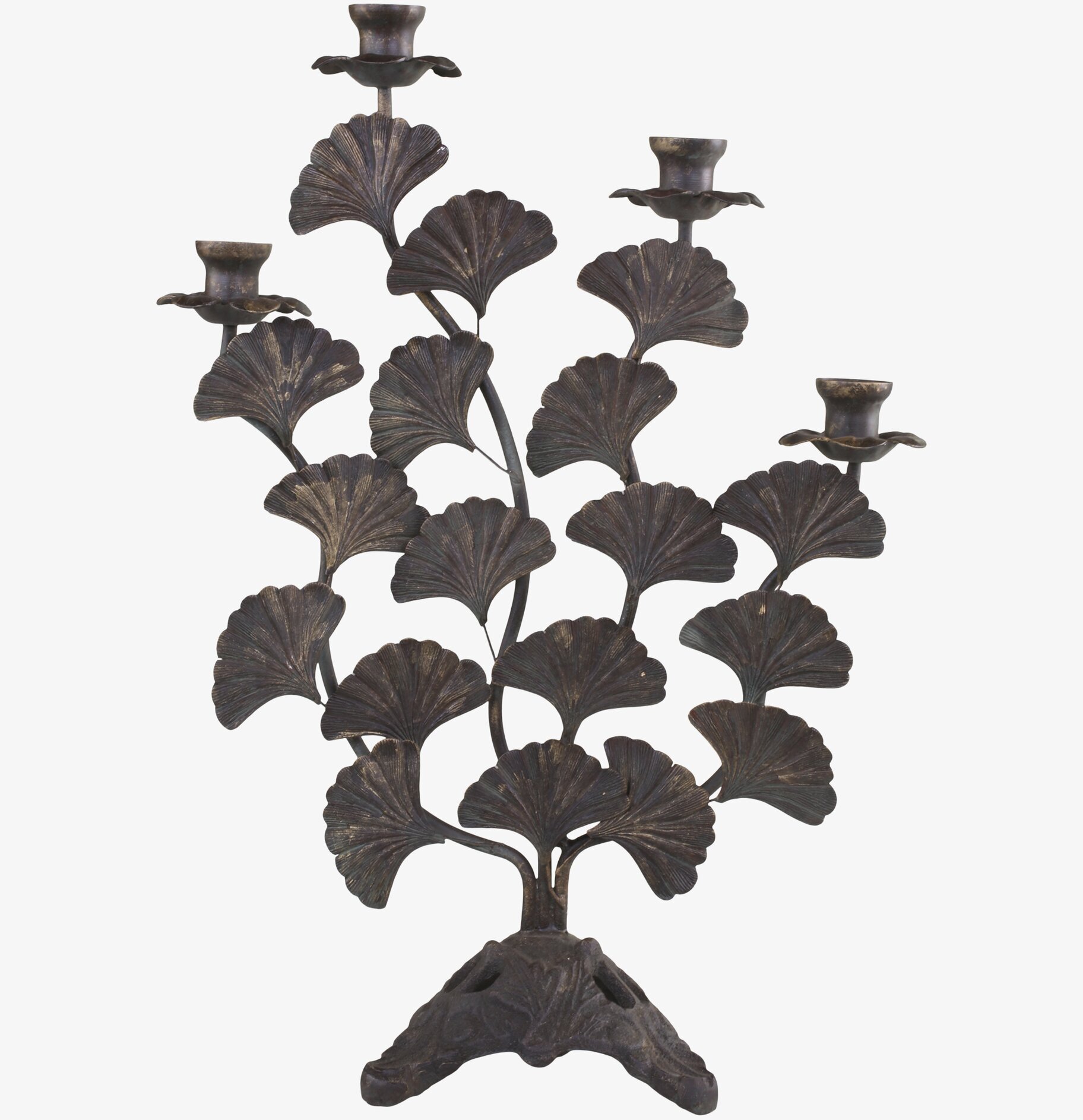 Fransk Ljusstake Antik Mässing från Chic Antique på bord