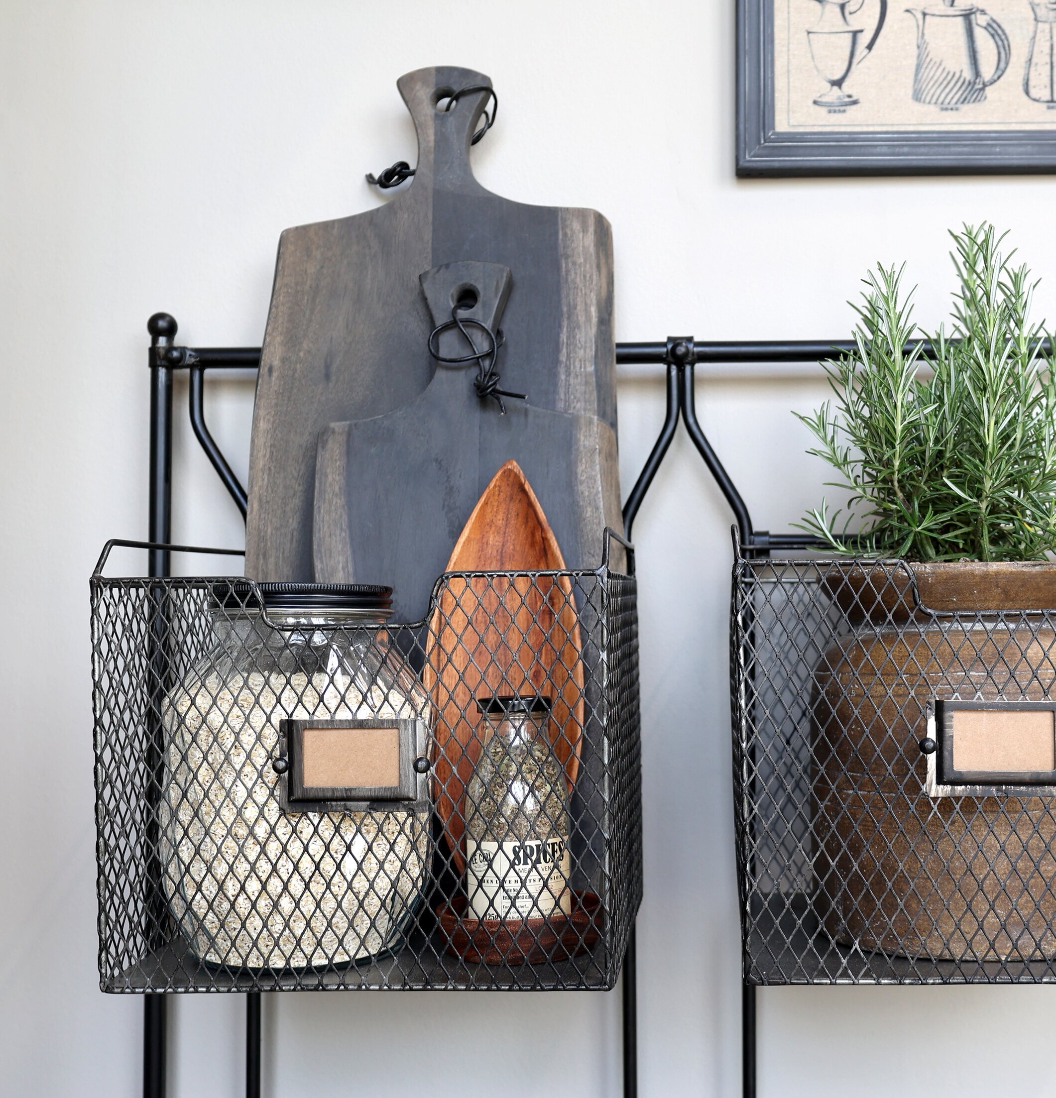 Foto av stilfulla köksdetaljer med mangoträ i fokus