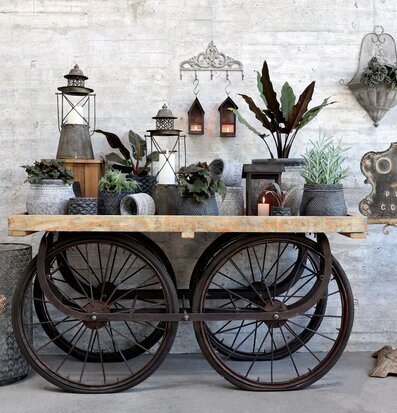 Foto av rustik inredning med vintage och charmig stil