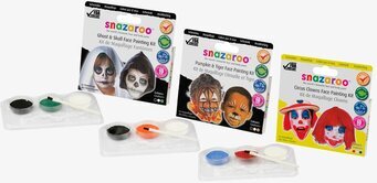 Bild: Tre ansiktsmålning kit för tematiska utklädnader