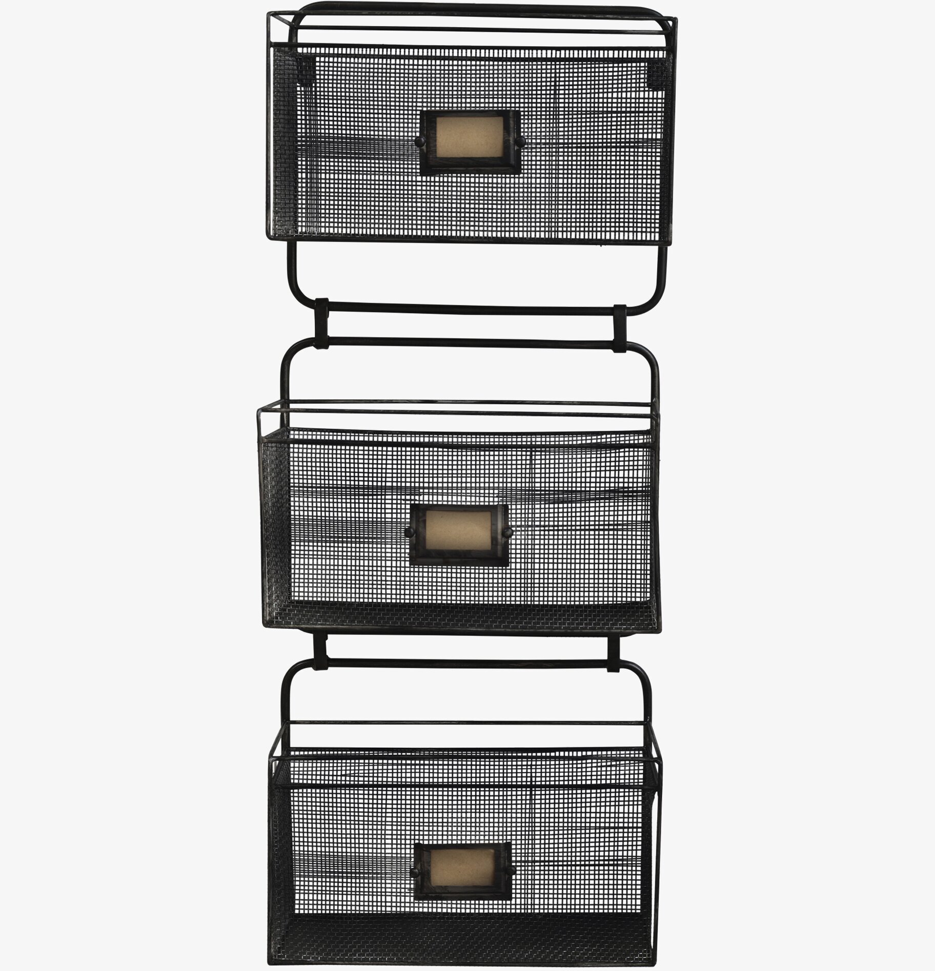 Fransk Reol Trådkorgar från Chic Antique på väggen