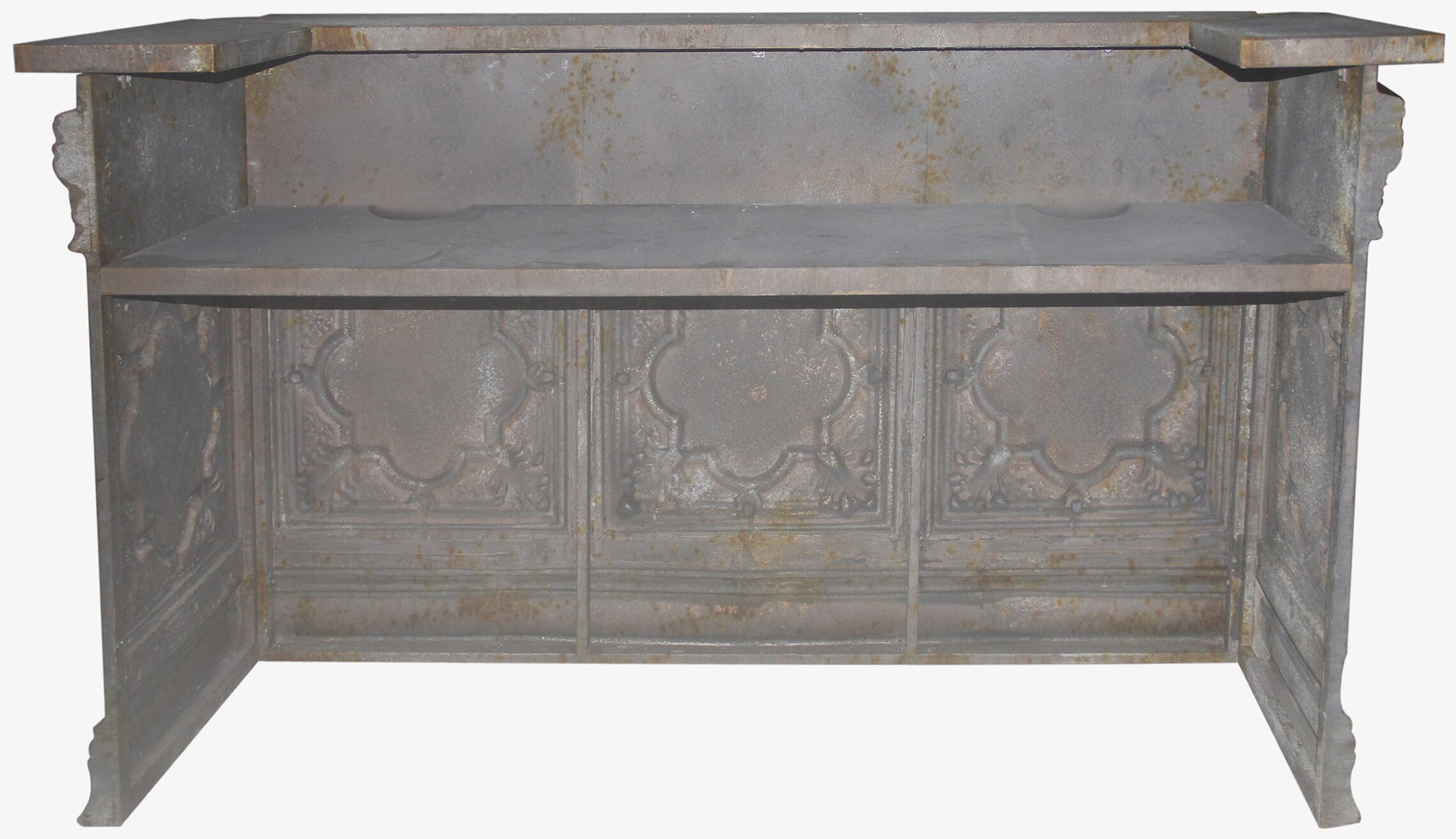 Vintage Disk Antik Mocca från Chic Antique, robust metall