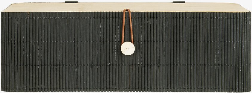 Förvaringslåda Bambu Svart från IB Laursen i neutral miljö