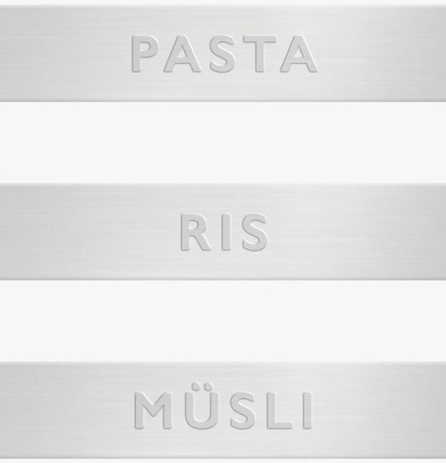 Förvaringsmärkning - Pasta, Ris & Müsli från Solstickan