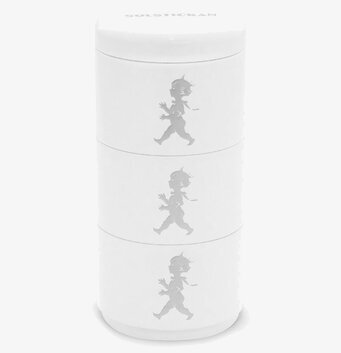 Bild av minimalistisk tredelad förvaringslösning