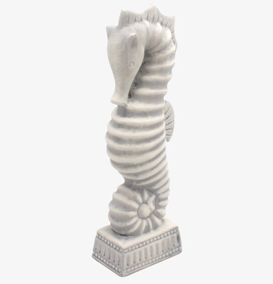 Sjöhäst Borstad Vit Keramik från Werner Voss på vit bas