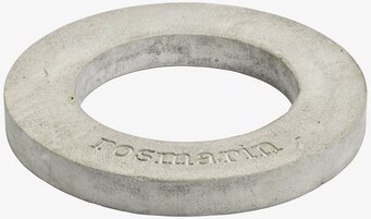 Bild av en elegant och funktionell plantcirkel i betong