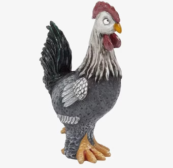 Bild av dekorativ tupp med detaljrik utformning