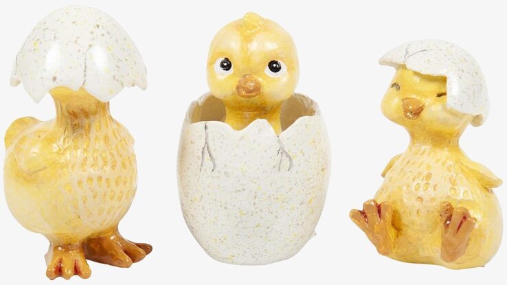 Kycklingar 3-Pack från Nääsgränsgården i detaljrik design