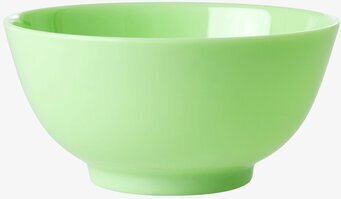 Foto av stilren och funktionell melaminskål i ljusgrönt