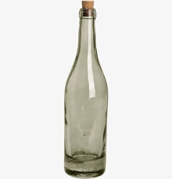 Bild av rökgrå flaskvas med elegant och stilren design