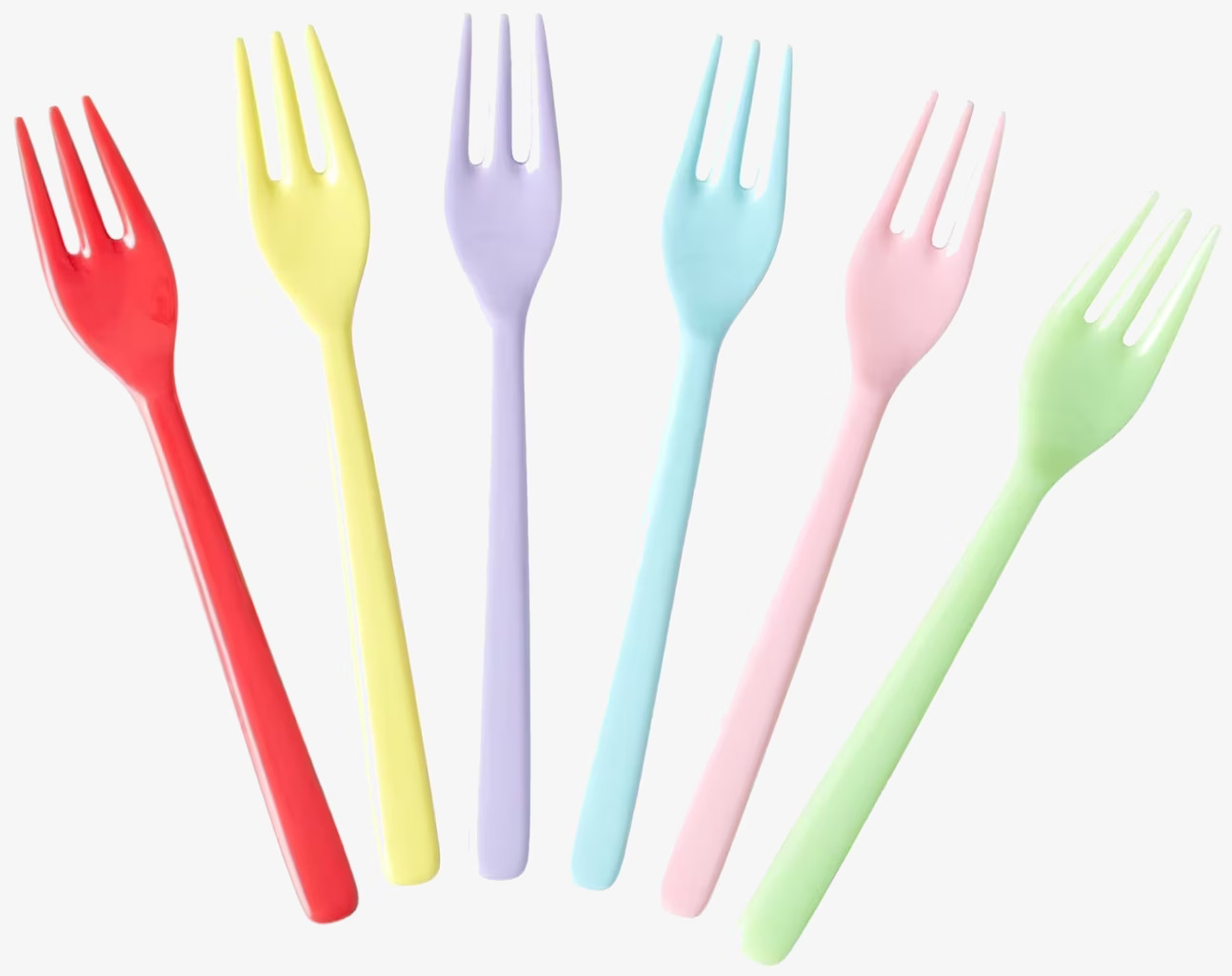 Tårtgaffel - Yippie Yippie Yeah Colors från Rice, 6 färger