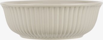 Bild av stor serveringsskål i Latte med räfflad design