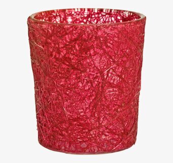 Bild av paprikaröd glasfiberlykta med unik design