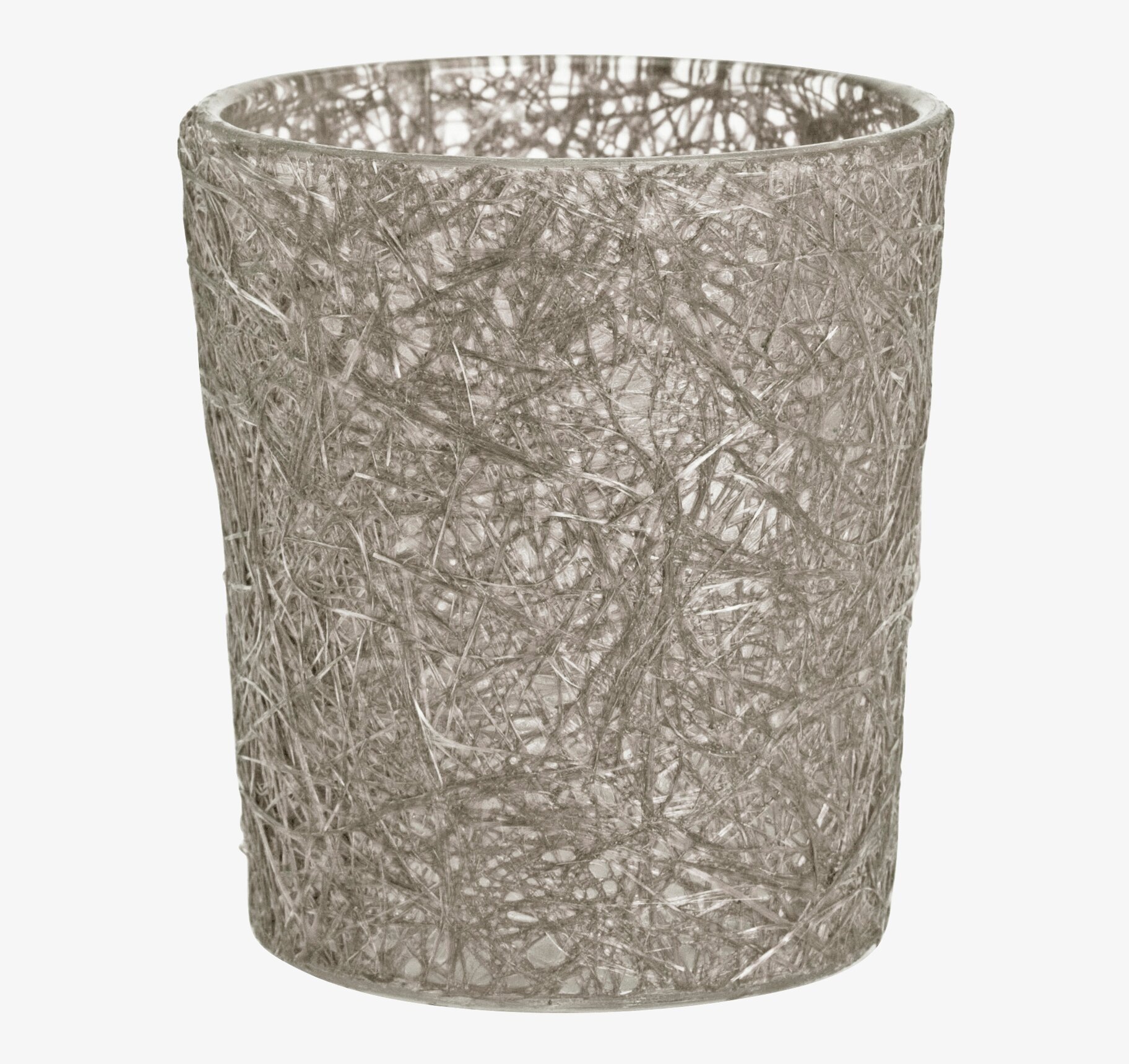 Bild av elegant glasfiberlykta i grått med unik design