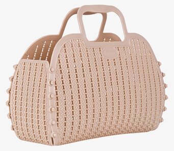 Bild av stilren och praktisk mini-väska i Milk Tea