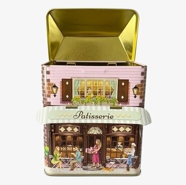 Plåtburk Markishus Patisserie från Bromma Kortförlag